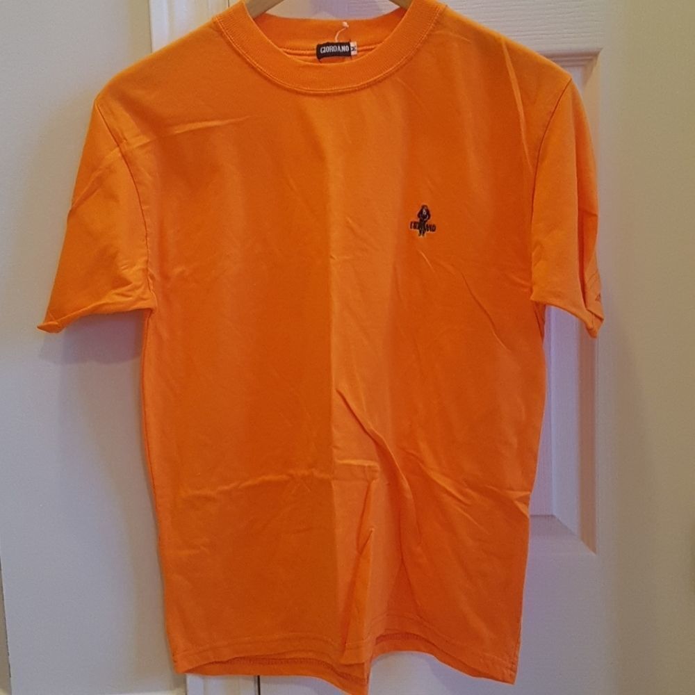 3/$20 NWOT Vintage woman orange top tee sz M